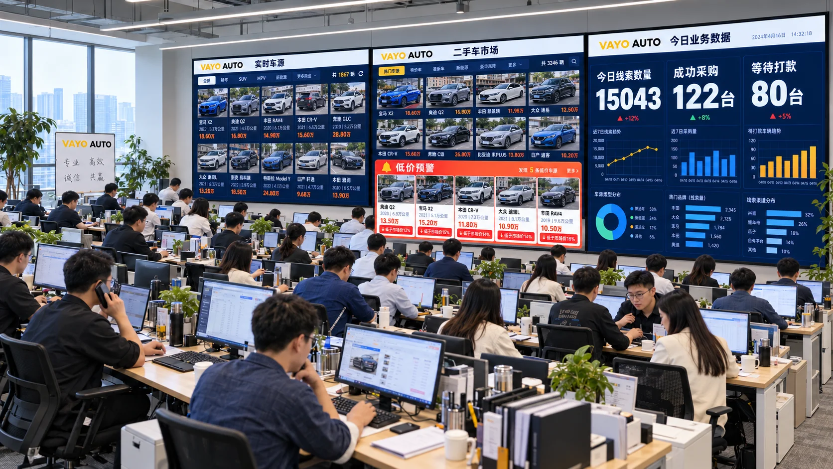 VAYO AUTO procurement office concept